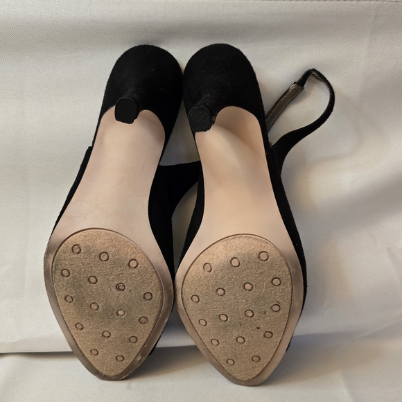 Daisy Fuentes suede rhinestone heels, 7.5 - Picture 5 of 7